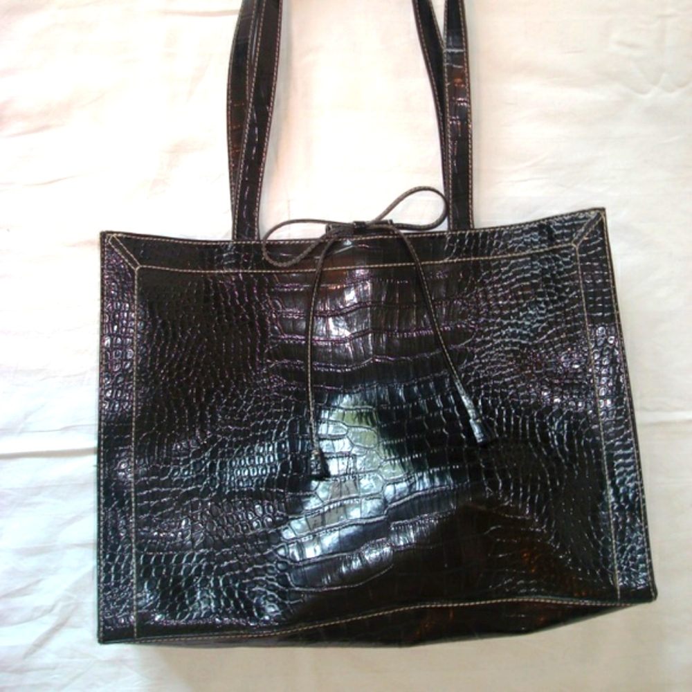 Liz Claiborne Professional Black Tote Shoulder Purse